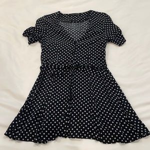 Zara polka dot mini dress
